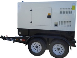 Yangdong 24kW/30kVA, 60HZ/50HZ Diesel Generator/Trailer Mounted